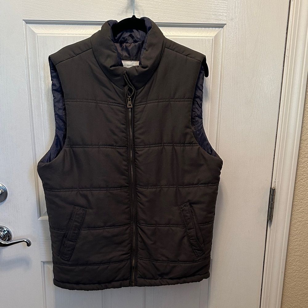 Women's Gray Quilted Weatherproof Original Vintage Vest